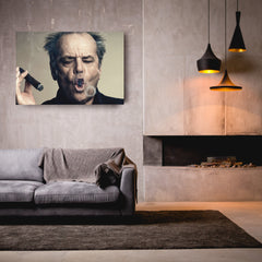 Jack Nicholson Canvas – Movie Legend Wall Art for Home Decor