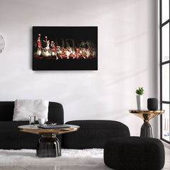 Michael Jordan Evolution Canvas – Chicago Bulls Wall Art Print for Sports Fans
