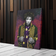 Jimi Hendrix Canvas Print – Guitarist & Singer Wall Art for Home Music Decor