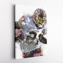 Sean Taylor Canvas Art – Washington Commanders Wall Decor
