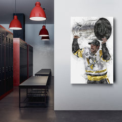 Sidney Crosby Canvas Art – Pittsburgh Penguins Wall Decor