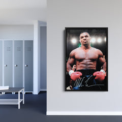Mike Tyson Autograph Canvas – Boxing Wall Art Decor
