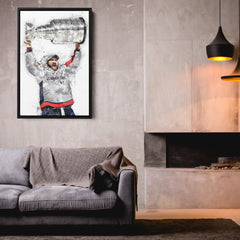 Alexander Ovechkin Canvas Art - Washington Capitals Wall Decor