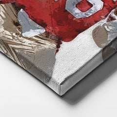 Joe Montana Canvas Art – San Francisco 49ers Wall Decor