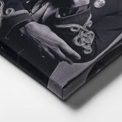 Jimi Hendrix Smoking Canvas Print – Iconic Guitarist Wall Art for Home Decor