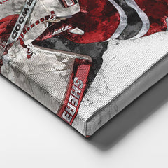 Martin Brodeur Canvas Art – New Jersey Devils Wall Decor