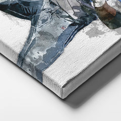 Barry Sanders Canvas Art – Detroit Lions Wall Decor