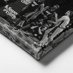 Kobe Bryant Lakers Buzzer Beater vs Miami Heat Canvas Wall Art Decor - NBA Iconic Art