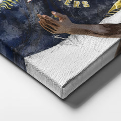 Pascal Siakam Canvas Art – Indiana Pacers Wall Decor