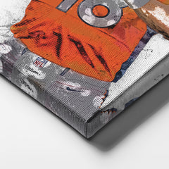 Peyton Manning Canvas Art – Denver Broncos Wall Decor