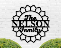 Family Name Custom Metal Sign