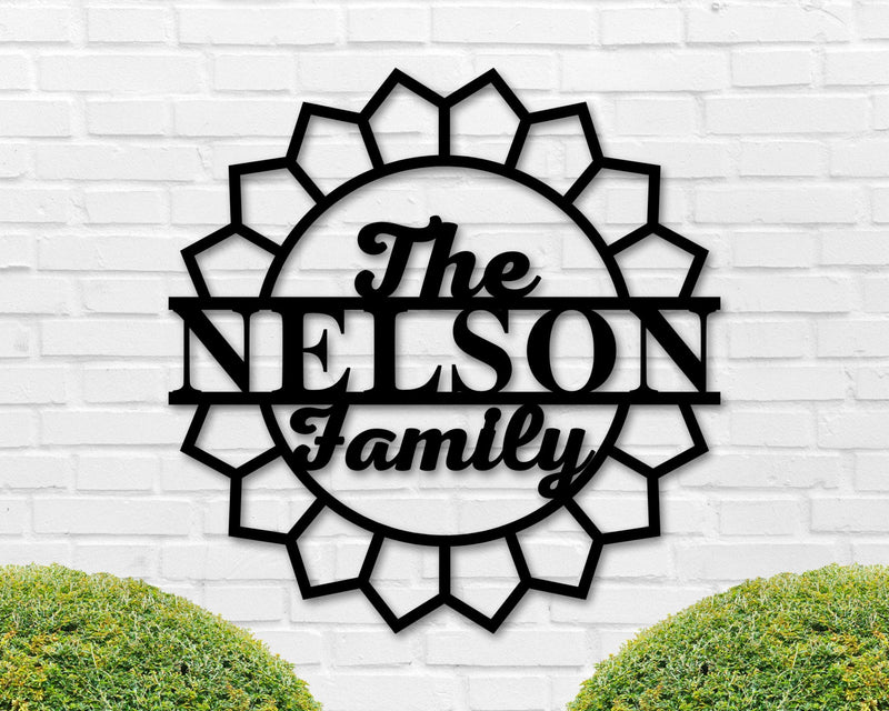 Family Name Custom Metal Sign