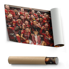 Liverpool Champions Canvas – Soccer Wall Art for Fans